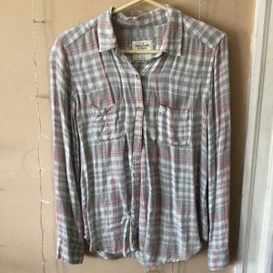 Abercrombie and Fitch light summer flannel